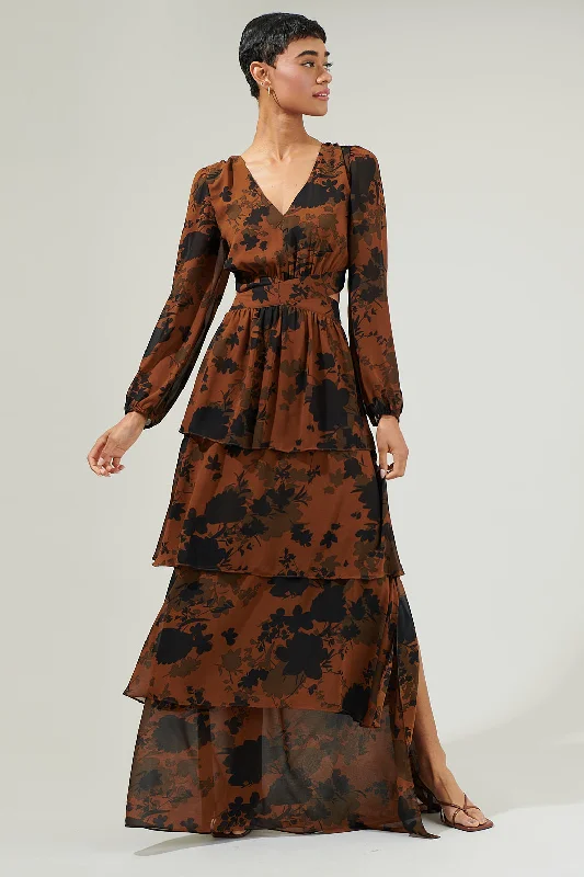 Unlock Huge Savings Now!Sandy Floral Pleated Maxi Dress