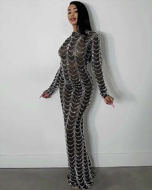 Special Offer – Act Fast!Sequin Evening Party Dress