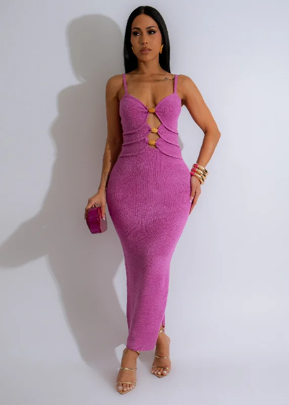 Shop Today, Save Tomorrow!I See You Knit Maxi Dress Purple