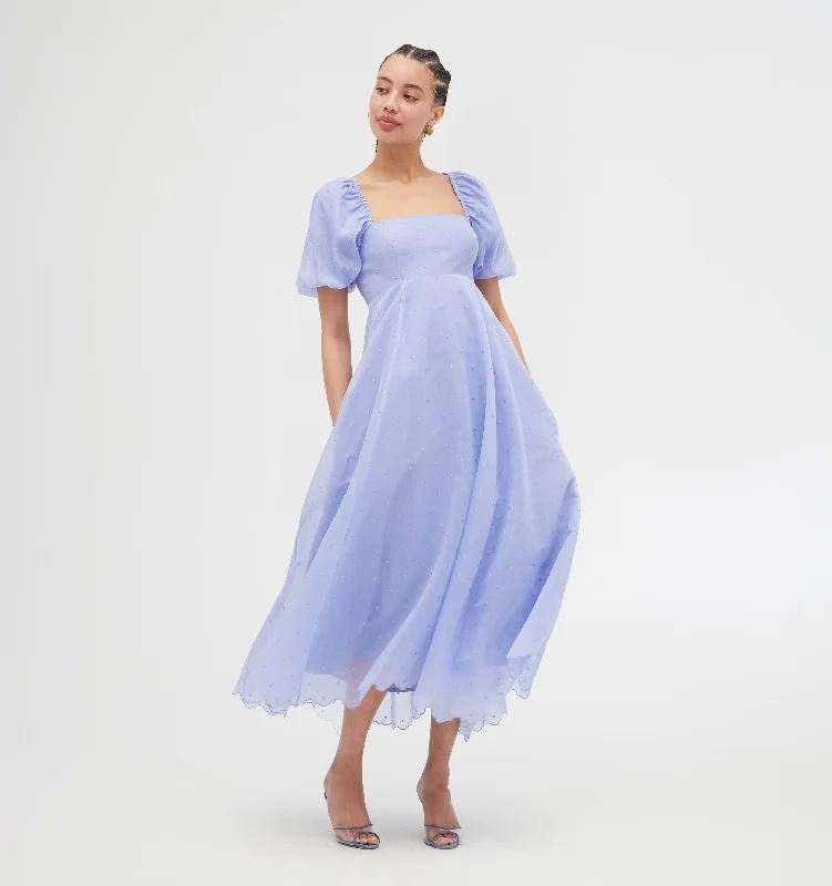 Stock Up and Save!The Matilda Dress - Hyacinth Organza Dot