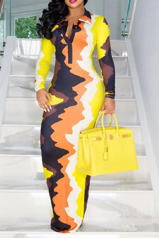 Shop Now and Save!Tie Dye Bold Maxi Dress