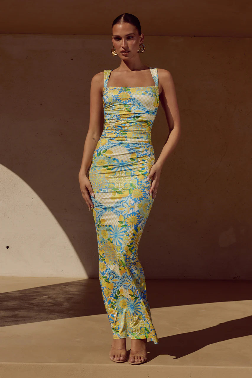 Special Offer – Act Fast!VIVIAN MAXI DRESS - ANACAPRI LEMON