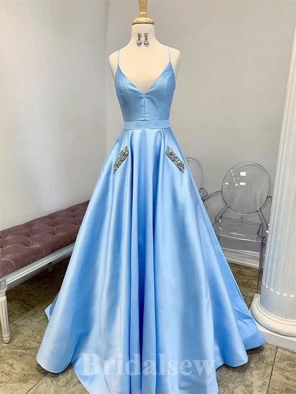 Your Dream Deal is Here!A-line Blue Unique Spaghetti Straps Modest Elegant Long Party Evening Prom Dresses PD1332 Your Dream Deal is Here!A-line Blue Unique Spaghetti Straps Modest Elegant Long Party Evening Prom Dresses PD1332