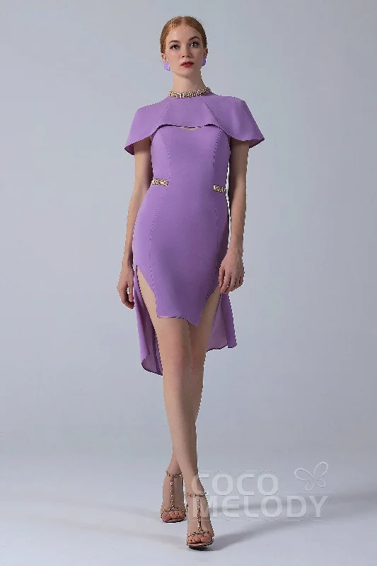 Shop Smart, Save Big!Asymmetrical High-Low Twisted Silk Fabric Dress CS0217