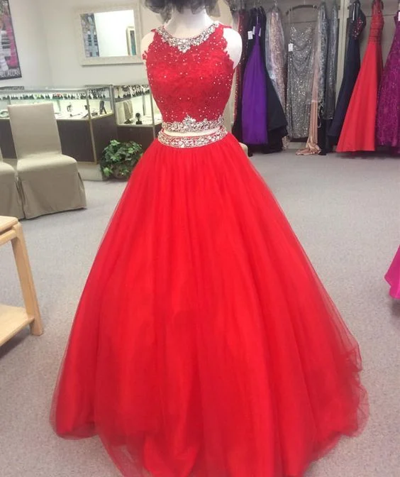 Exclusive Savings This Week!Charming Beaded Red Prom Dress, Long Prom Dresses, Sexy Red Tulle Evening Dress cg24217 Exclusive Savings This Week!Charming Beaded Red Prom Dress, Long Prom Dresses, Sexy Red Tulle Evening Dress cg24217