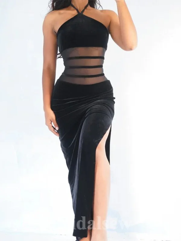 The Best Sale of the Year!Elegant Mermaid Black Halter New Sleeveless Modest Long Party Evening Prom Dresses PD1344 The Best Sale of the Year!Elegant Mermaid Black Halter New Sleeveless Modest Long Party Evening Prom Dresses PD1344