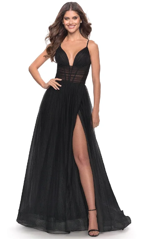 Your Dream Deal is Here!La Femme 31147 - Sweetheart Tulle A-Line Long Classic Prom Dress Your Dream Deal is Here!La Femme 31147 - Sweetheart Tulle A-Line Long Classic Prom Dress