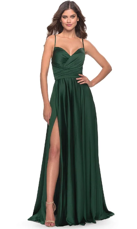 One Day Only – Huge Savings!La Femme 31233 - Sweetheart Crisscross Ruched Long Prom Dress