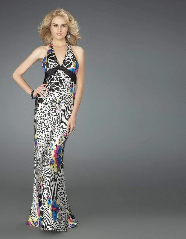 Today Only – Don’t Miss It!La Femme - 14587 Animal Printed Evening Long Gown