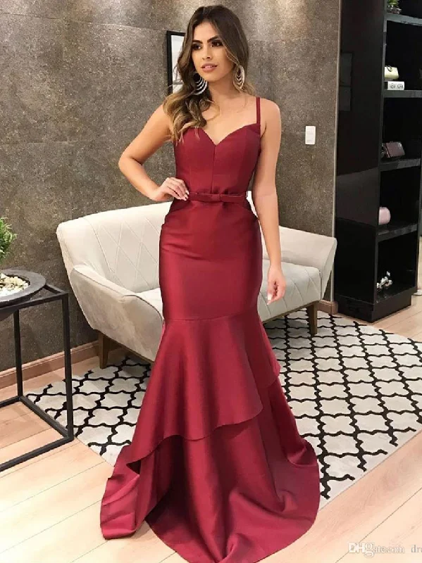 Grab Yours Before It’s Too Late!Long Mermaid Burgundy Satin Prom Dresses, Simple Elegant Prom Dresses, Long Prom Dresses Grab Yours Before It’s Too Late!Long Mermaid Burgundy Satin Prom Dresses, Simple Elegant Prom Dresses, Long Prom Dresses