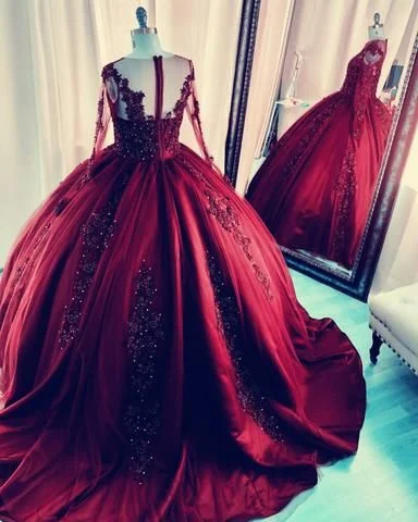 More Discounts, More Joy!Long Sleeves Ball Gown prom dress Quinceanera Dresses Lace Appliques cg23739 More Discounts, More Joy!Long Sleeves Ball Gown prom dress Quinceanera Dresses Lace Appliques cg23739