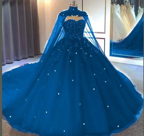 Price Drops You’ll Love!Quinceanera Dresses blue Ball Gown Prom Dress        cg23782