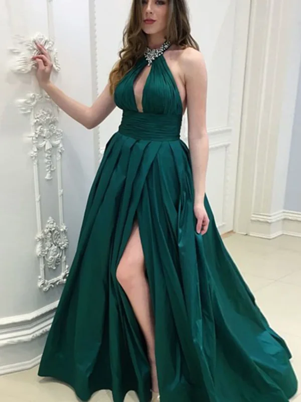 Save More Than Ever!Sexy Halter A-line Long Prom Dresses, Beaded 2021 New Prom Dresses, V-neck Prom Dresses Save More Than Ever!Sexy Halter A-line Long Prom Dresses, Beaded 2021 New Prom Dresses, V-neck Prom Dresses