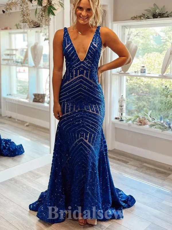 Time to Save Big!Sleeveless Mermaid V-Neck Sequin Popular Long Party Evening Prom Dresses PD1360 Time to Save Big!Sleeveless Mermaid V-Neck Sequin Popular Long Party Evening Prom Dresses PD1360