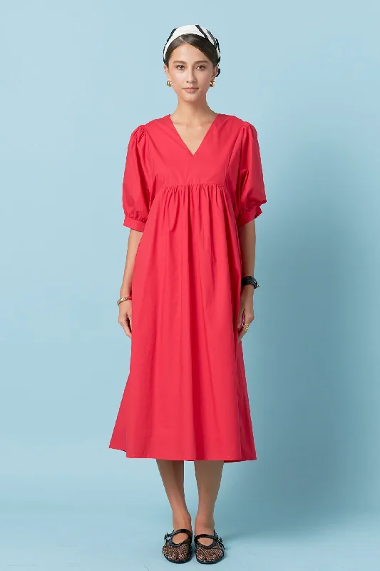 Bigger Savings, Better Shopping!Back Bow Detail Midi Dress