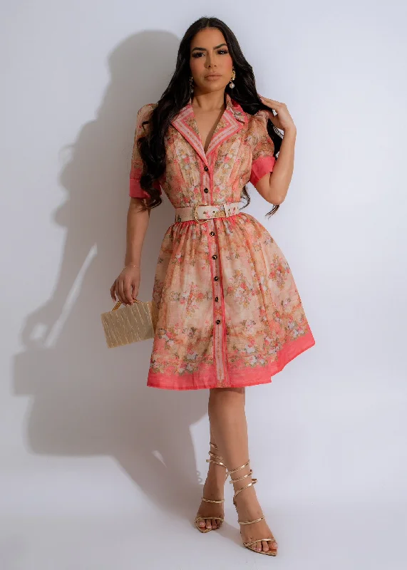 Get It Before It’s Gone!Bloom Whisper Mini Dress Pink
