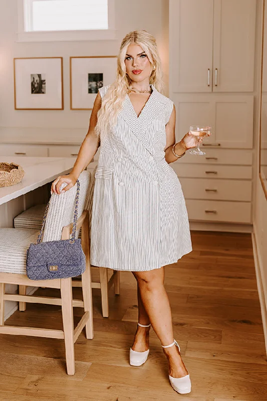 Unlock Huge Savings Now!Country Club Chic Wrap Dress Curves
