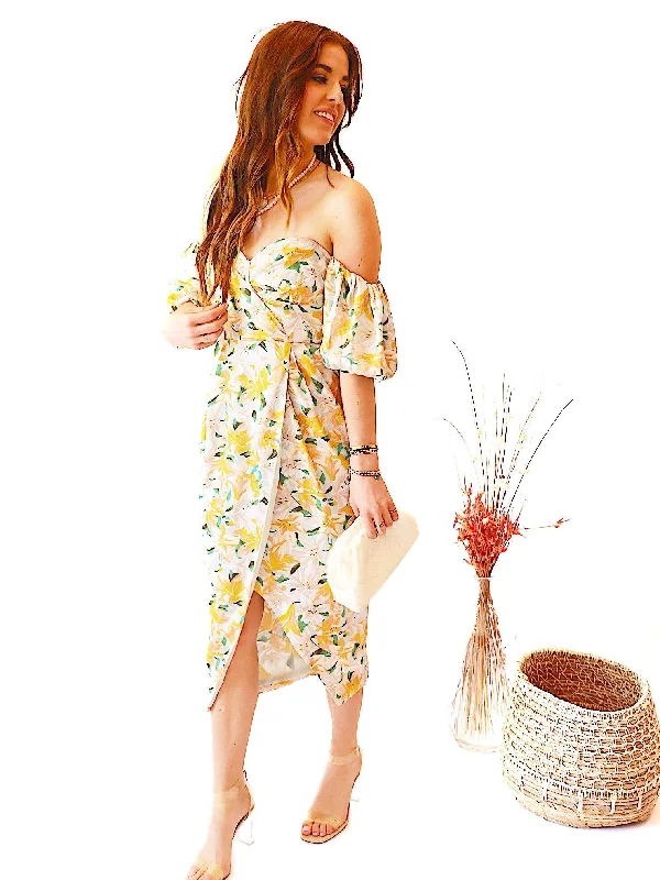 Huge Price Cuts Await!Crystal Floral Dress