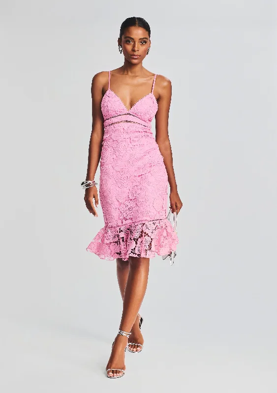 Get the Best for Less!Eliza Lace Midi Dress