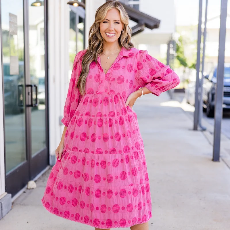 Shop Smart, Save Big!Full Heart Midi Dress, Rose