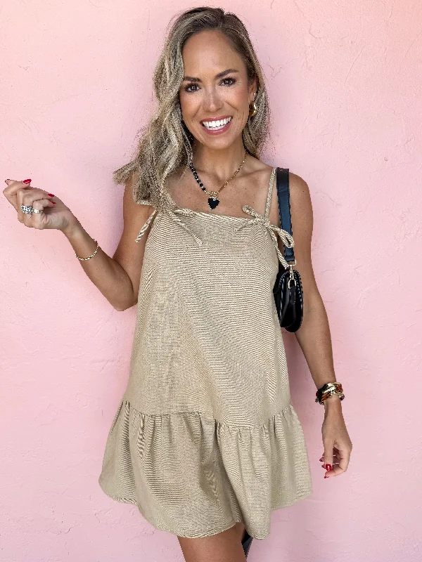 Flash Deals – Act Quickly!Just Because Sleeveless Twill Dress