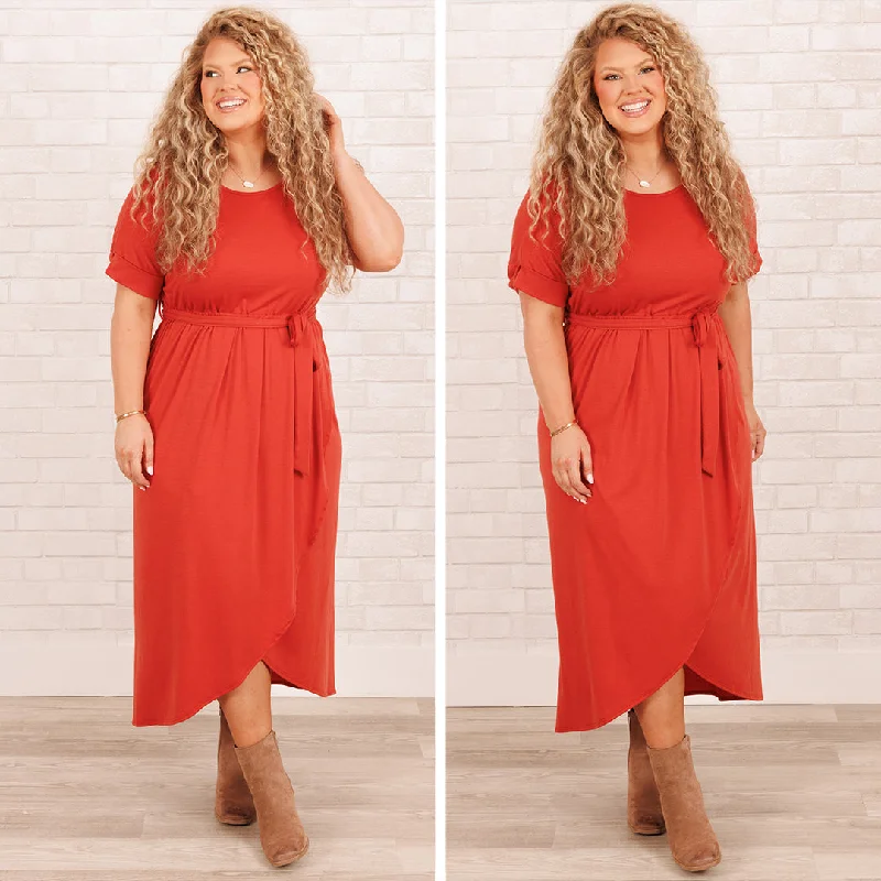 The Best Offers Are Here!I'm Speechless Dress, Rosewood