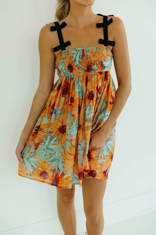 Price Drop Alert!Lisa Mini Dress - Sunflower Blue
