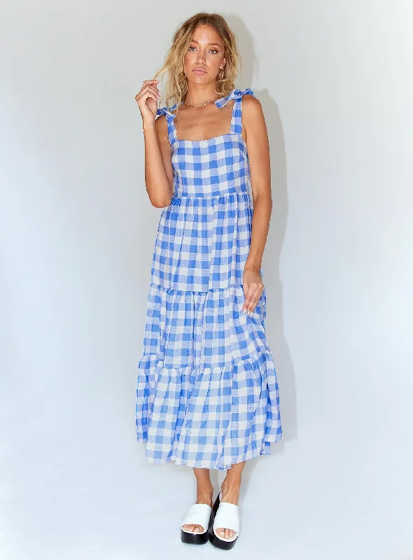 The Best Deals Won’t Wait!Rae Midi Dress Blue