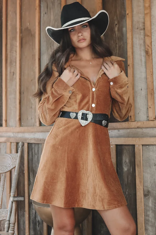 Incredible Savings Inside!SADIE & SAGE Morrison Cord Shirt Mini Dress