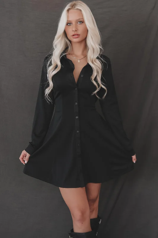 Everything Must Go!Sadie & Sage Full of Charm Flare Shirt Dress