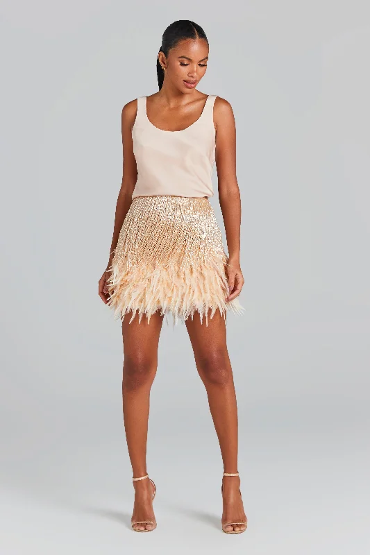 Sale Alert – Get Ready to Shop!Sara Champagne Skirt