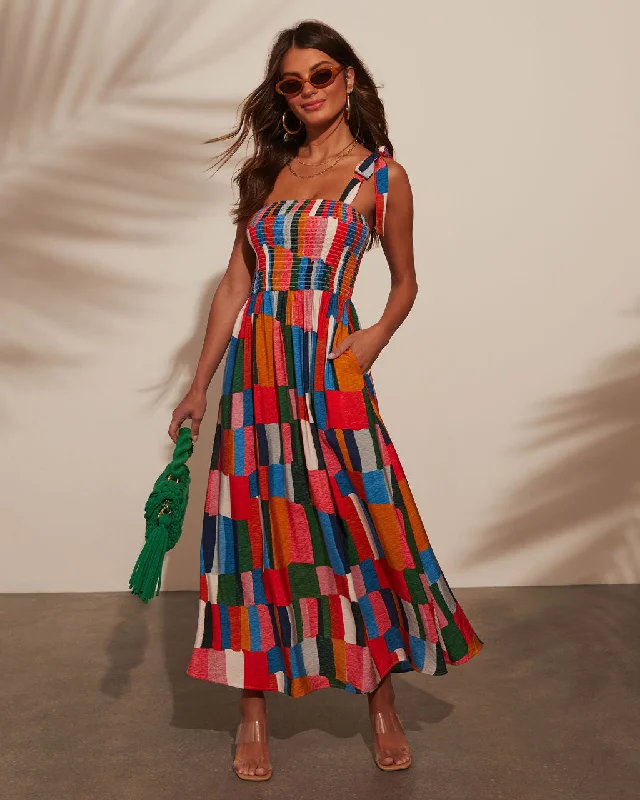 Get Ready to Save!Endless Vaycay Colorblock Midi Dress