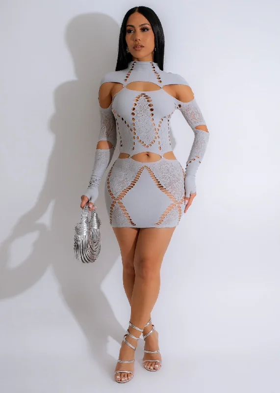 Flash Deals – Act Quickly!So Complicated Mini Dress Grey