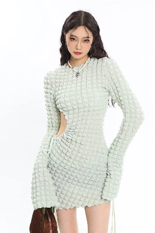 Score Big Savings Today!Soft Girl Cut Out Mini Dress