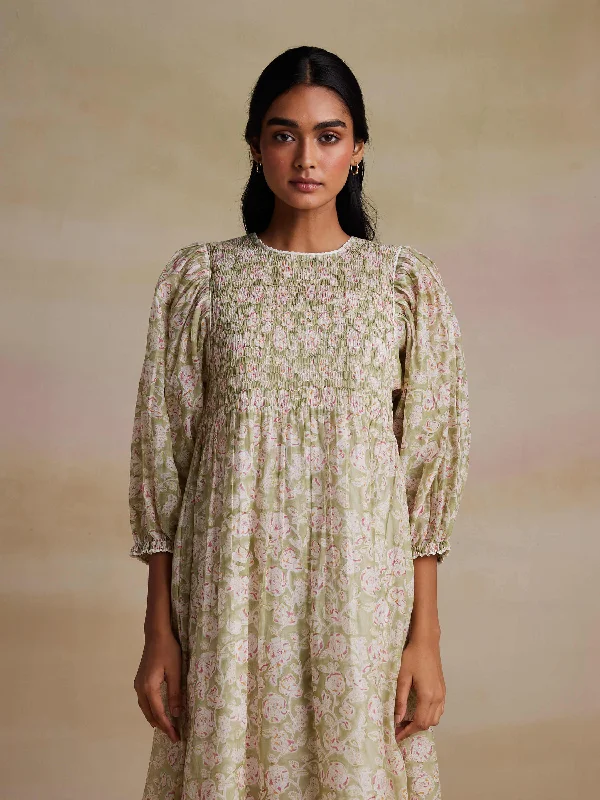 Your Shopping Spree Starts Here!Tao Chintz Midi Dress