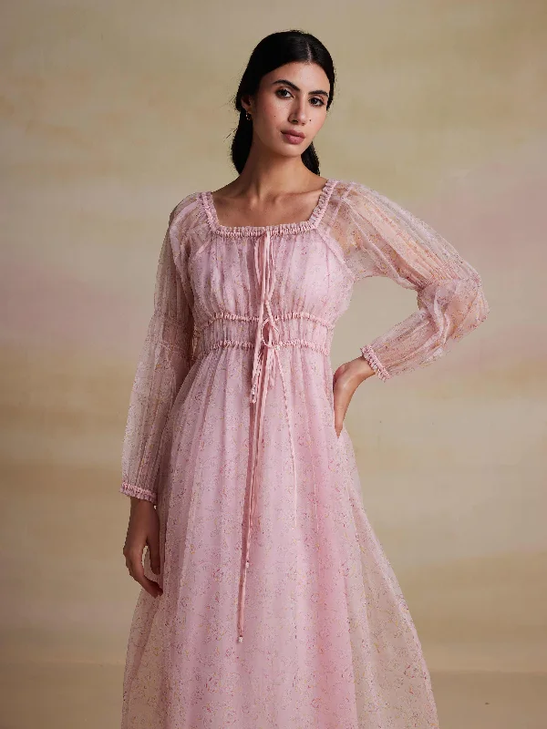 Find the Best Deals Here!Teaberry Organza Dress