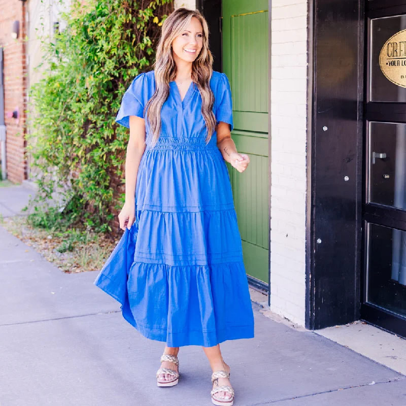 Save More with Every Purchase!Wish Me Joy Dress, Blue