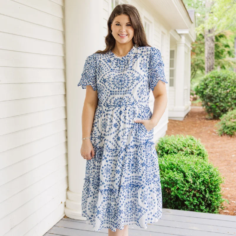 Best Deals Just for You!You Mean Everything Dress, Blue