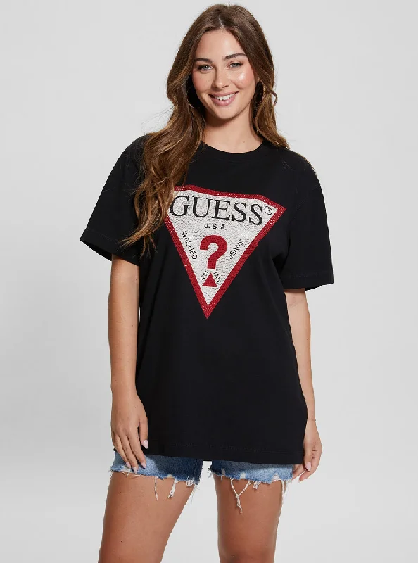 Time to Save Big!Eco Black Logo T-Shirt