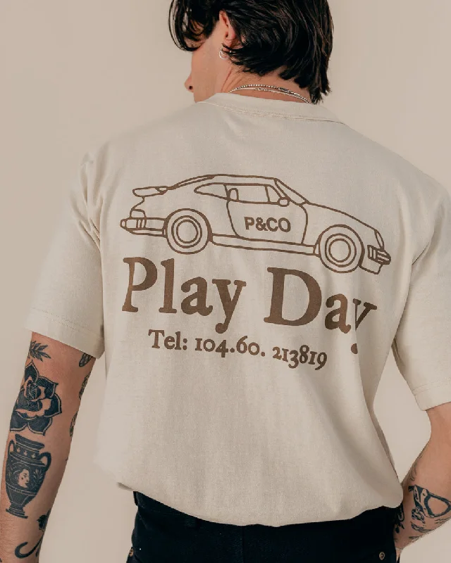 Unlock Huge Savings Now!Play Day T-Shirt - Bone