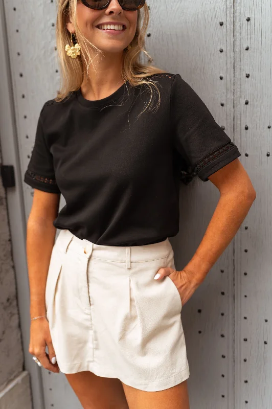 Shop Now and Save!T-shirt Romina - noir à broderie